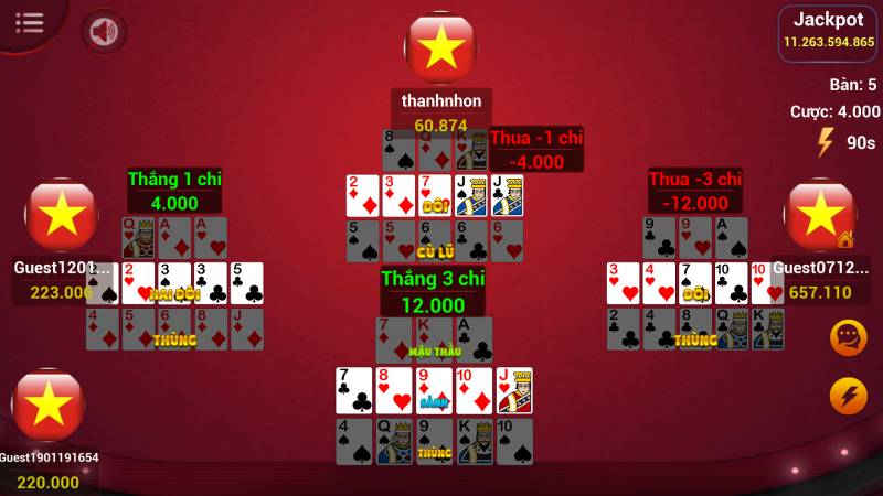 Các chiến thuật xếp bài hiệu quả để luôn chiến thắng