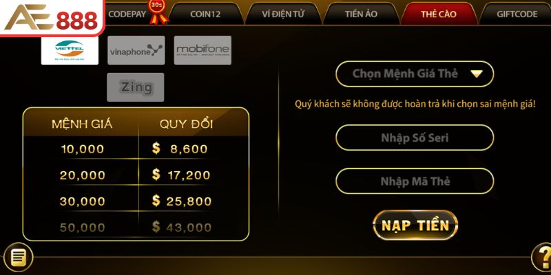 Cảnh báo Go88 mạo danh nạp thẻ